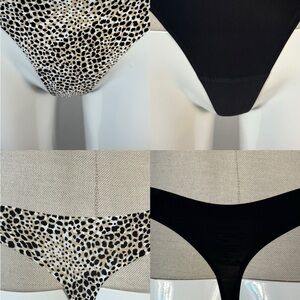 Joe Fresh Black and Leopard Print Panties